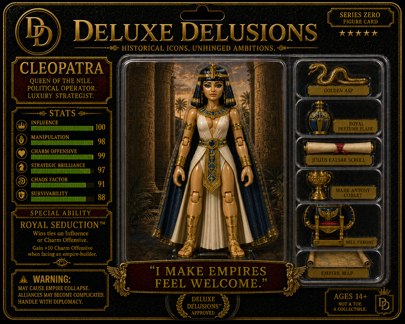 Cleopatra Figure Card